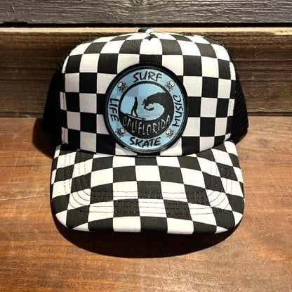 CaliFlorida Skate Wave Patch Hat