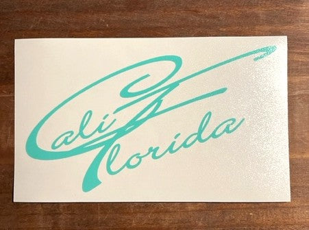 CaliFlorida Logo Sticker