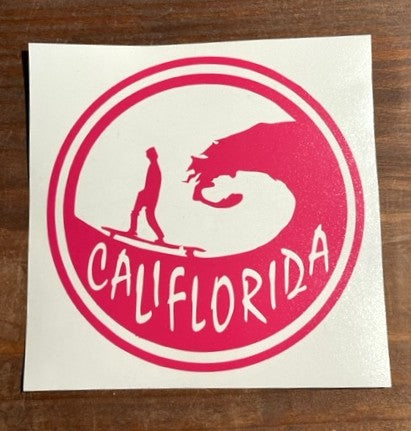 CaliFlorida Skate Wave Sticker