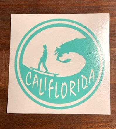 CaliFlorida Skate Wave Sticker