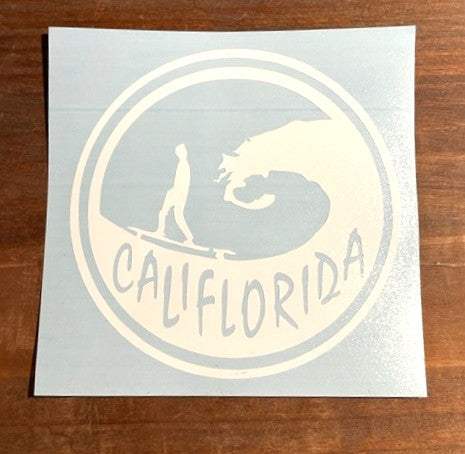 CaliFlorida Skate Wave Sticker