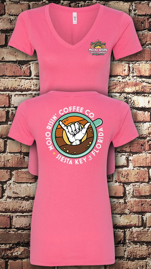 Ladies'  Mojo Risin' Shaka V-Neck