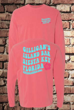 Gilligan's Wavy Logo Long Sleeve T-Shirt