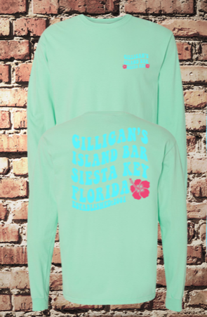 Gilligan's Wavy Logo Long Sleeve T-Shirt