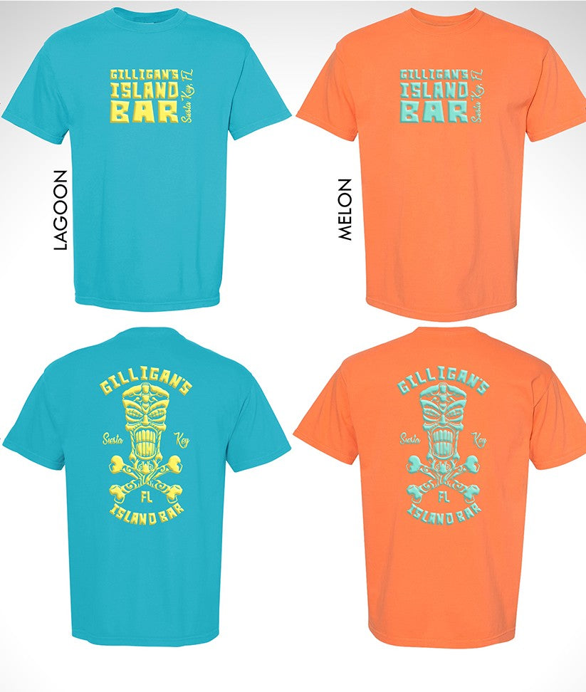 Tiki Crossbones Puff T-Shirt